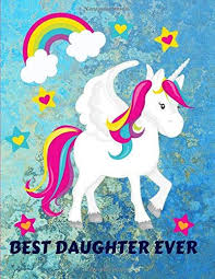 Best Daughter Ever Unicorn Rainbow Stars Notebook Journa Https Www Amazon Com Dp 1795091266 Ref Unicorn Coloring Pages Sketchbook Journaling Kids Journal