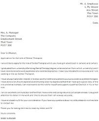 Don't hurt your chances by making any of these common resume and cover letter mistakes. Dental Therapist Cover Letter Example Icover Org Uk
