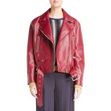 Women S Acne Studios Merlyn Main Jacket 1 800 Liked On Polyvore Featuring Outerwear Jackets Wild Berry Lambskin Jacket Jackets Lambskin Leather Jacket