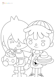 This book is designed for anyone who loves toca boca, an app development studio who creates digital toys and everyday products that are filled with fun and . Toca Boca Coloring Pages New Pictures Free Printable