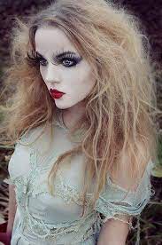 Halloween Effect Zombie Hair Back Combed Doll Halloween Costume Halloween Costumes Makeup Doll Makeup Halloween