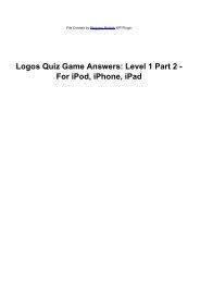 Put your eagle eyes to the test. Logos Quiz Game Answers Level 1 Part 1 For Itouchapps Net