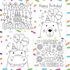 Find the best happy birthday coloring pages for kids & for adults, print 🖨️ and color ️ 119 happy birthday coloring pages ️ for free from our coloring book 📚. Happy Birthday Coloring Pages Mom Wife Busy Life