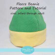 Free Sewing Pattern Fleece Beanie Fleece Beanie Beanie Pattern Sewing Patterns Free