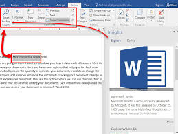 Review Your Document In Microsoft Office Word 2016 Wikigain