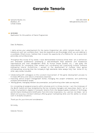 We did not find results for: Game Programmer Cover Letter Example Kickresume