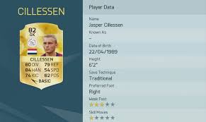 Jasper cillessen (born 22 april 1989) is a dutch professional footballer, who currently plays as a goalkeeper for ajax in the dutch eredivisie. Fifa 16 Best Goalkeepers Fifplay