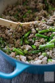 Turkey Asparagus Stir Fry Recipe Asparagus Stir Fry Asparagus Recipes Healthy Healthy Ground Turkey