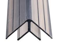 Road Case Section - Double Angle Edge: 1-1/8" Width x 1-1/8" Height x 1/16"  Thickness - Fits 1/4" - 6063-T5 Aluminum