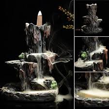Ceramic Mountain Waterfall Smoke Backflow Incense Burner Cones Holder 7 Cones Hardware Accessories From Tools Industrial Scientific On Banggood Com In 2020 Incense Burner Ceramic Incense Holder Incense