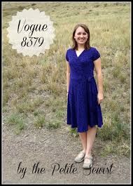 As far as i'm concerned, knit dresses are the ultimate winter wardrobe item. Vogue 8379 Knit Wrap Dress 2 The Petite Sewist