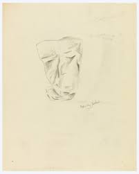 Drawing Study Of A Paper Bag Portrait 1945 1948 Objects Collection Of Cooper Hewitt Smithsonian Design Museum Make this fun paper bag scarecrow puppet with the kids. drawing study of a paper bag portrait