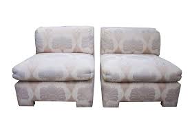 Marge Carson Modern Slipper Chairs A Pair Slipper Chairs Chair Furniture