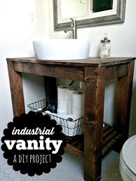 This is maybe owing to its modest size. Diy Industrial Farmhouse Bathroom Vanity Melissa Voigt