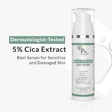 Bottle of sensitive skin face serum