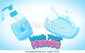 Hand sanitizer coloring pages are a fun way for kids of all ages to develop creativity, focus, motor skills and color recognition. Wash Your Hands With Soap And Use Hand Sanitizer Canstock