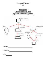 Polygon regular polygon irregular please answer the following questions as always, sometimes, or never true 5. 19dda1e33a280b96c58ae0a63ec51464 Quadrilaterals Unit Review Pdf Honors Packet On Polygons Quadrilaterals And Special Parallelograms Table Of Contents Course Hero