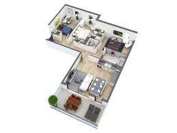 Denah Rumah Letter L Cantik L Shaped House L Shaped House Plans 3d House Plans