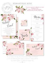 Ensemble De Papeterie De Mariage A Imprimer Pdf Save The Date Faire Part De Mariage Rsvp Numero Menu Mariage Romantique Carte Invitation Mariage Mariage