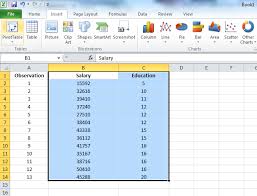 using excel 2010 adding linear regression trendline to a