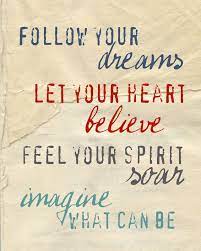 Follow Your Dreams Printable Inspirational Words Quotes To Live By Words Quotes