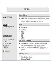 Free 42 Professional Fresher Resume Templates In Pdf Ms Word