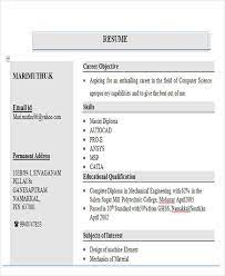 Grab precious resume format for freshers and experienced candidates. Free 42 Professional Fresher Resume Templates In Pdf Ms Word