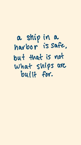 Image result for ship in the harbor is safe