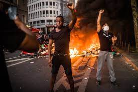 Yellow jacket protesters taking the streets in paris today. Manifestation In Paris In Memory Of George Floyd And Adama Traore Pics