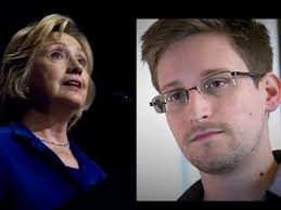 Hillary Clinton's Big Lie About Edward Snowden & Whistleblowers