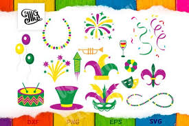 Download Mardi Gras Design Elements Graphic By Illustrator Guru Creative Fabrica PSD Mockup Templates