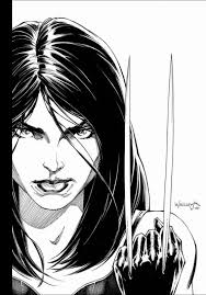 Wolverine #25 [Axe] Unknown Comics Scott Williams Exclusive Virgin [B&W  SDCC]