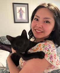 Where are they Wednesday!! Please meet Sniffles , ( previously Nairobi! )  Sniffles came to us in June 2024 as a tiny kitten, alone, and so very sick  His new name is