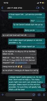 Phone numbers including the area codes: Royal Malaysia Police Warns Of Gopayz Scam Via Whatsapp