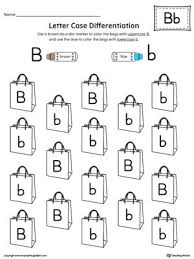 Letter Case Recognition Worksheet Letter B Letter B Worksheets Letter Identification Worksheets Preschool Letters