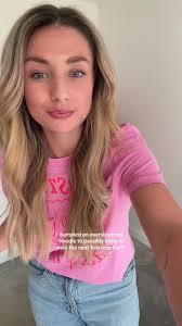 Oversized Red Hoodie with Pink Logo Design