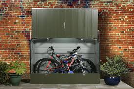bike storage cycle locker protect a cycle store green version amazon co uk garden outdoors bicycle storage shed bike shed bike storage solutions