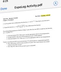 Add to my workbooks (0) download file pdf embed in my website or blog add to google. Solved 8 25 Done Expolog Activity Pdf Due Date Tuesday Chegg Com