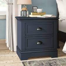 The recessed ebonized ash platform is 20 inches wide. 18 Inch Night Stand Wayfair