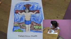 Mewarnai gambar tuhan yesus naik ke surga. Kaka Cia Mewarnai Gambar Tuhan Yesus Di Salib Tugas Sekolah Tk Kristen Kasongan Youtube