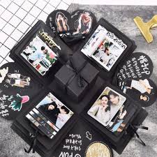 Handmade Creative Birthday Box For Boyfriend Ekkong Creative Explosion Gift Box Diy Handmade Photo Album Scrapbooking Gift Box For Birthday Pa Diy Gifts For Him Creative Diy Gifts Diy Gifts For Boyfriend