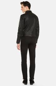 Sandro Norton Leather Jacket Nordstrom Sleek Jacket Leather Jacket Jacket Style