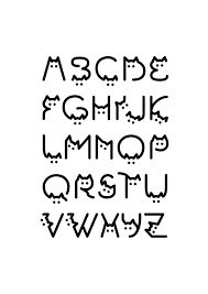 Web site bitfontmaker lets you design, create, and download your own fonts. Cat Font Alphabet On Behance