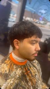 Textured fringe haircut