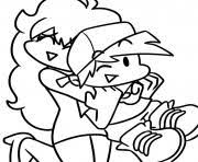 Identify 15 different creatures in these animal coloring sheets. Love Couple Friday Night Funkin Coloring Pages Printable