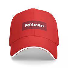 New Miele Logo Print Classic T-Shirt Baseball Cap funny hat Cosplay Rugby  Hats For Women Men's