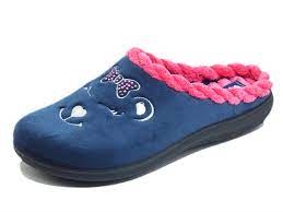 ： 27 28 29 30 31 32 33 34 35： mpn: Inblu Ec000064 Blu Pantofole Donna Tessuto Fantasia Orsetto Vitiello Calzature