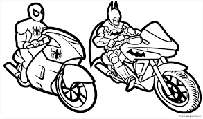Or you can teach your kids color online on our site with the interactive coloring machine. Batman And Spiderman Coloring Pages Batman Coloring Pages Coloring Pages For Kids And Adults