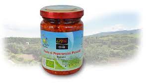 Spaghetti con pesto di peperoncino. Pesto Di Peperoncini Piccanti Valle Del Marro Libera Terra
