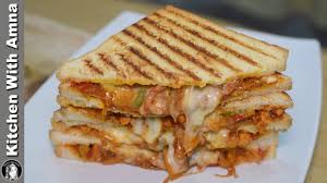 Chicken Fajita Sandwich Recipe Chicken Cheese Sandwich Kitchen With Amna Youtube Sandwich Recipes Chicken Sandwich Recipes Sandwich Recipes Panini